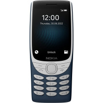 Nokia 8210 Feature Phone with 4G connectivity, large display, built-in MP3 player, wireless FM radio and classic Snake game (Dual SIM), Blue