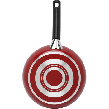 Prestige Classique 11 Piece Nonstick Cooking Surface With Glass Lid, Gas Mark 4, Red