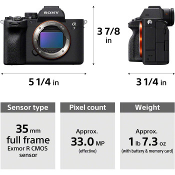 Sony Alpha A7IV Mirrroless Digital Camera (Body)
