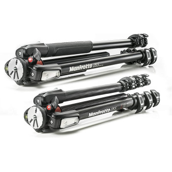 Manfrotto 055 Aluminium Tripod With Horizontal Coloumn