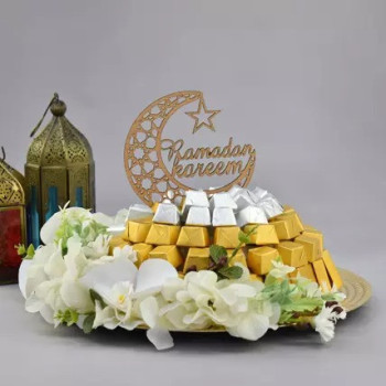 fnp Ramadan Kareem Chocolates and Flowers Tray