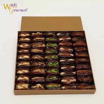 fnp Box of Assorted Khudri Dates with Dry Nuts Fillings Gift by Wafi Gourmet 865g
