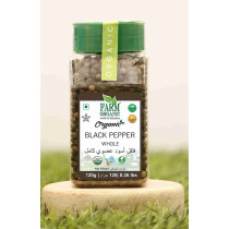 Farm Organic Gluten Free Black Pepper Whole -120g