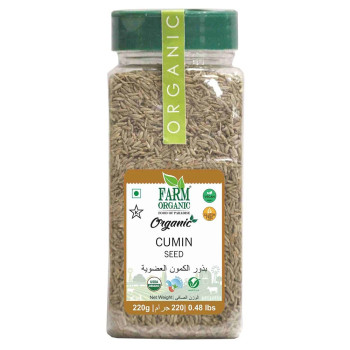 Farm Organic Gluten Free Cumin Seeds - 220g