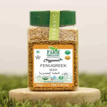 Farm Organic Gluten Free Fenugreek Seeds - 180g