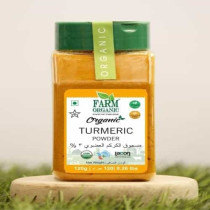 Farm Organic Gluten Free Turmeric Powder 3% - 120 g