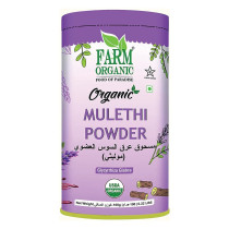 Farm Organic Gluten Free Licorice Powder Mulethi- 100g