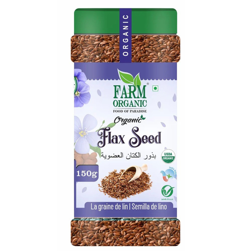 Farm Organic Gluten Free Flax Seeds - 150g