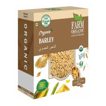 Farm Organic Gluten Free Barley Whole - 500g
