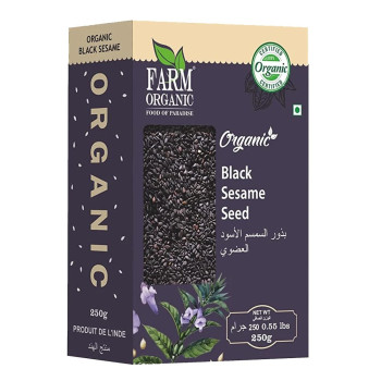 Farm Organic Gluten Free Black Sesame Seed - 250 g