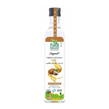 Farm Organic Gluten Free Virgin Coconut Oil - 500ml (Cold Pressed)