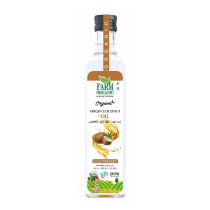 Farm Organic Gluten Free Virgin Coconut Oil - 500ml (Cold Pressed)