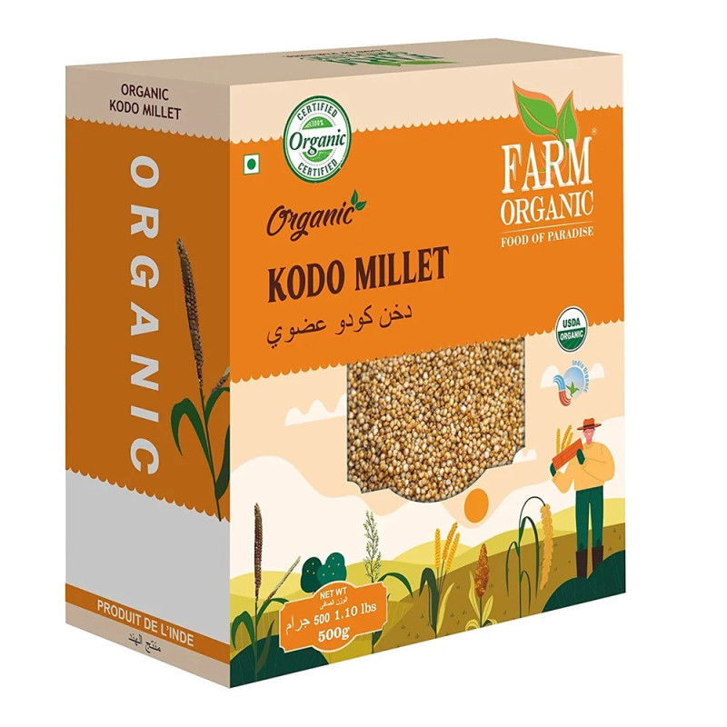 Farm Organic Gluten Free Kodo Millet - 500g