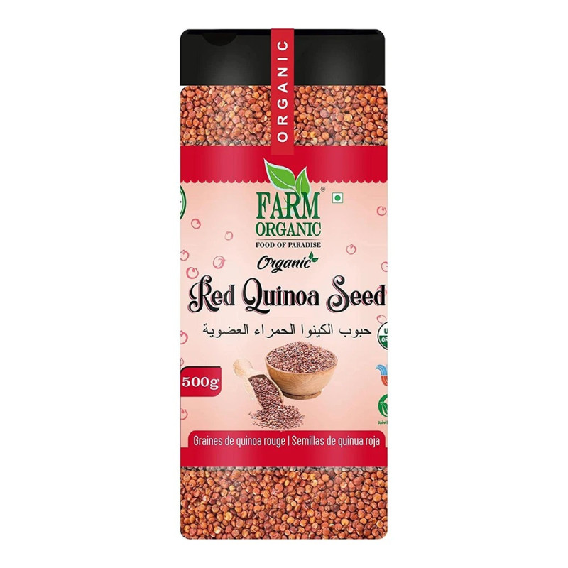 Farm Organic Gluten Free Red Qunioa - 500 g