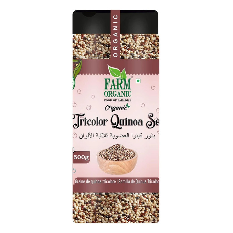 Farm Organic Gluten Free Tricolor Quinoa - 500g