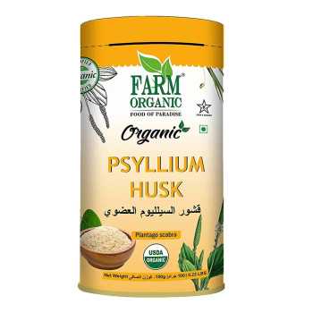Farm Organic Gluten Free Psyllium Husk - 100 g