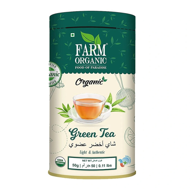Farm Organic Gluten Free Green Tea - 50g