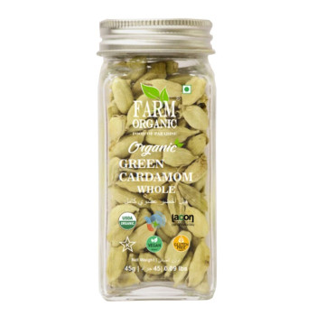 Farm Organic Gluten Free Green Cardamom Whole - 45g