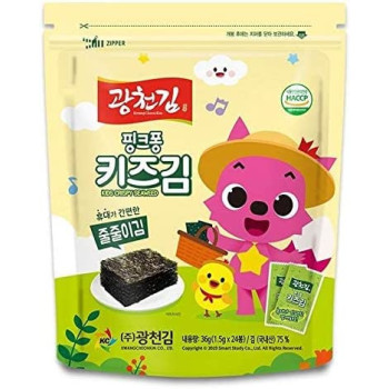 Kwangcheonkim Organic Kids Crispy Seaweed 36 g