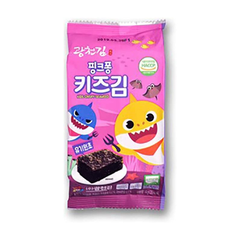 kwangcheonkim Pink Pong Kids Seaweed 12 g