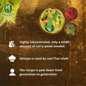 Nittaya Green Curry Paste, Product of Thailand - 1KG