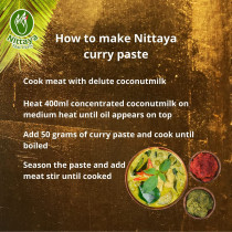 Nittaya Green Curry Paste, Product of Thailand - 1KG
