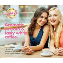Tumnan White Coffee - Colla S- Instant Coffee Mix Powder- 8 In 1, No Trans Fat, No Cholestrol, Non Dairy Creamer