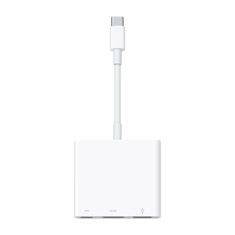 Apple USB-C to Digital AV Multiport Adapter With USB-C, HDMI, USB , MJ1K2 - MUF82