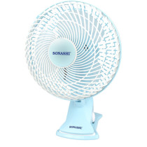Sonashi 7 Inch 3 In 1 Clip, Desk and Wall Fan, White
