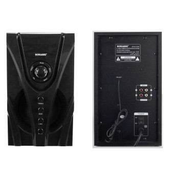 Sonashi 2.1 Ch Bluetooth Speaker With Usb/Sd Card Slot & Fm Radio Function (SHS-2103N)