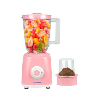 Sonashi 2 In 1 Blender With Mill & Unbreakable Jar (Pink-White) SB-153N1