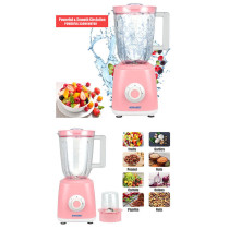 Sonashi 2 In 1 Blender With Mill & Unbreakable Jar (Pink-White) SB-153N1
