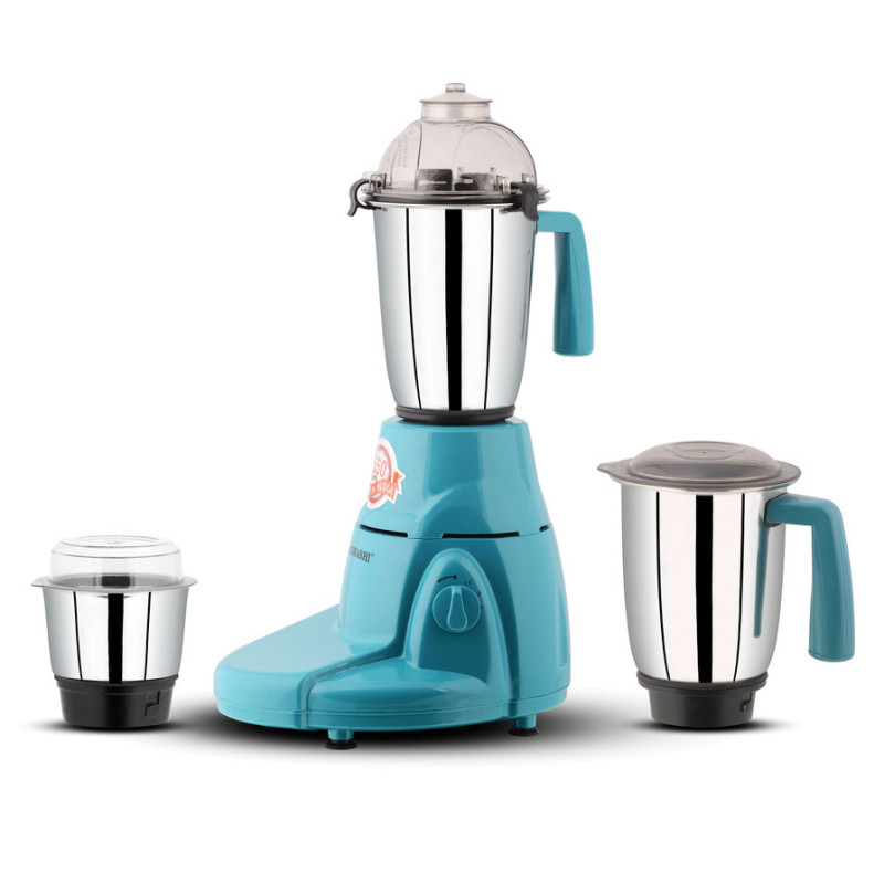 Sonashi 3 In 1 Mixer Grinder 3 Speeds With Pulse Switch Unbreakable Polycarbonate Jar Lids SB150SS