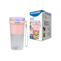 Sonashi Rechargeable Portable Blender (Peach) SPB-194