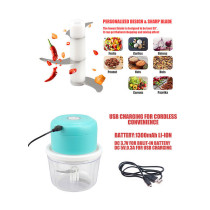 Sonashi Cordless Mini Food Chopper 30W SMC-15