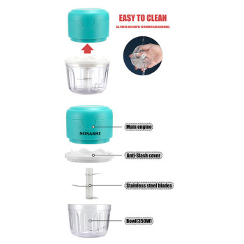 Sonashi Cordless Mini Food Chopper 30W SMC-15