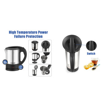 Sonashi 1.0L Stainless Steel Cordless Kettle SKT-1001