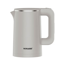 Sonashi 1500W 1.8L Seamless Stainless Steel Cordless Kettle (L/Gray) SKT-1803N