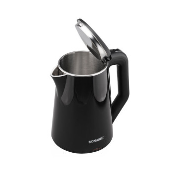 Sonashi 1800-2200W 1.8L Cordless Kettle, Black, SKT-1808N