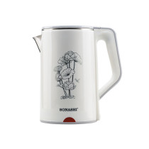 Sonashi 1500W 2.0L Cordless Kettle (White) SKT-2012