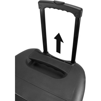 Sonashi 15" Rechargeable Trolley Speaker SPS-7915RT, Black