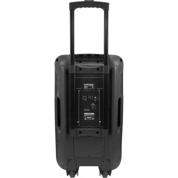 Sonashi 15" Rechargeable Trolley Speaker SPS-7915RT, Black