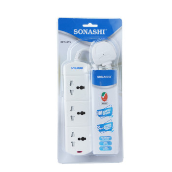 Sonashi 3 Way Extension Socket SES-903