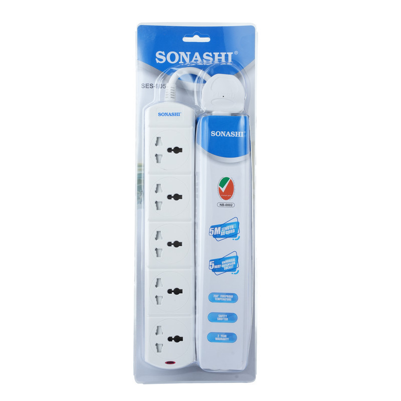 Sonashi 5 Way Extension Socket SES-905