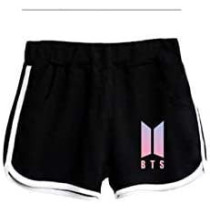 Two Piece Set Girl Kpop BTS WORLD TOUR Crop Top Shorts Pants Bts Love Yourself T Shirt Girl Summer