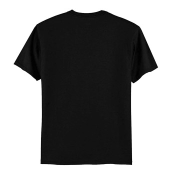 Mens Cotton Friends Black T Shirt