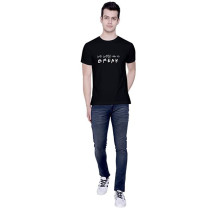 CreativiT Graphic Printed T-Shirt for Unisex Friends(we were on a Break) Tshirt | Casual Half Sleeve Round Neck T-Shirt | 100% Cotton | D00331-74