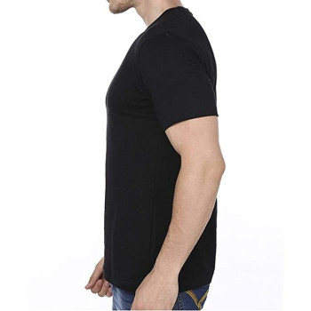 STATUS MANTRA Cotton Tshirt for Men | Regular Fit Round Neck Half Sleeves Printed Tees Royal Blue