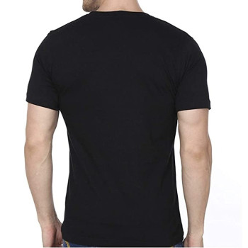 STATUS MANTRA Cotton Tshirt for Men | Regular Fit Round Neck Half Sleeves Printed Tees Royal Blue