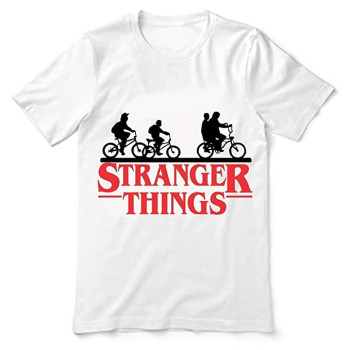 MG Brand Unisex Dri-Fit/Cotton Round Neck Half Sleeve Stranger Things Fan Art Tshirt MG-C032